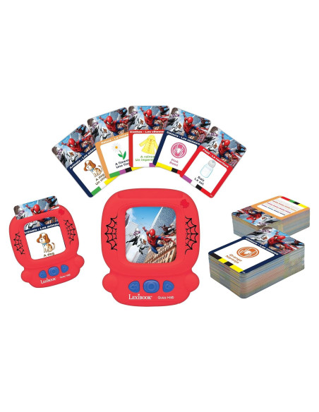 Lector de Tarjetas Interactivas Lexibook Spider-Man Bilingüe Lector de Tarjetas Interactivas Lexibook Spider-Man Bilingüe