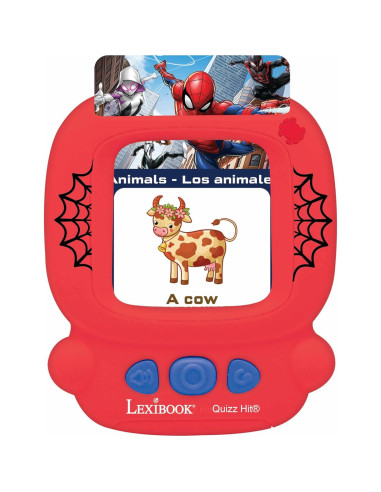 Lector de Tarjetas Interactivas Lexibook Spider-Man Bilingüe