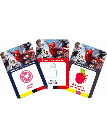 Lector de Tarjetas Interactivas Lexibook Spider-Man Bilingüe Lector de Tarjetas Interactivas Lexibook Spider-Man Bilingüe