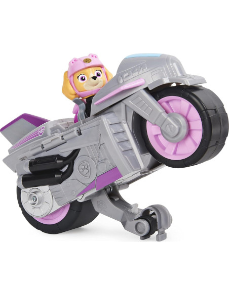 Motocicleta Deluxe Skye Paw Patrol con figura y wheelie Motocicleta Deluxe Skye Paw Patrol con figura y wheelie