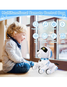 Perro Robot Control Remoto Britik Y878 Azul para Niños 8+ 2