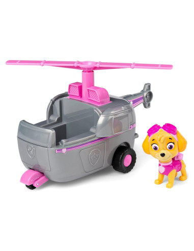 Helicóptero de Skye PAW Patrol con Figura Coleccionable