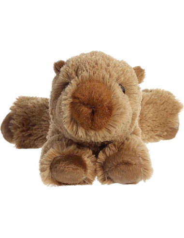 Peluche Aurora Mini Flopsie Charlie Capibara 10 cm Marrón