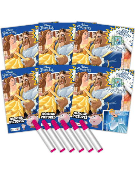 Bendon Libro para Colorear Disney Princess 6-Pack Bendon Libro para Colorear Disney Princess 6-Pack