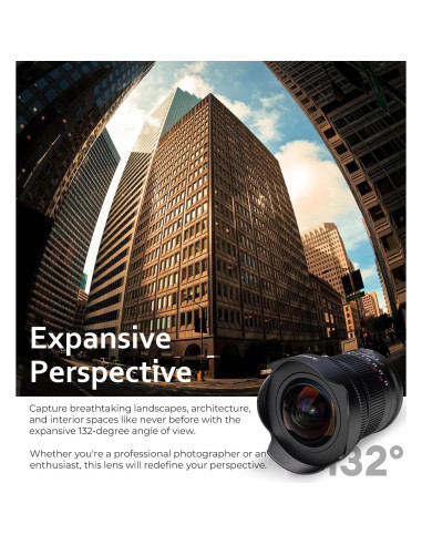 Lente Ultra Gran Angular 7artisans 9mm F5.6 para Nikon Z