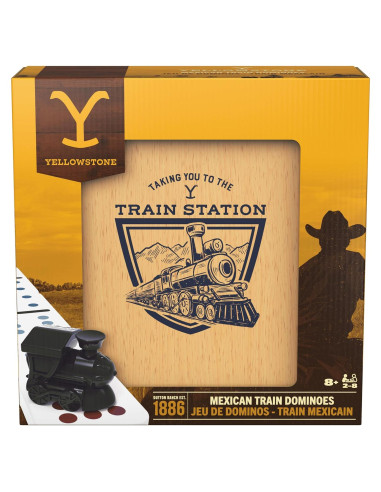 Dominó Mexicano Spin Master Yellowstone en Estuche de Madera