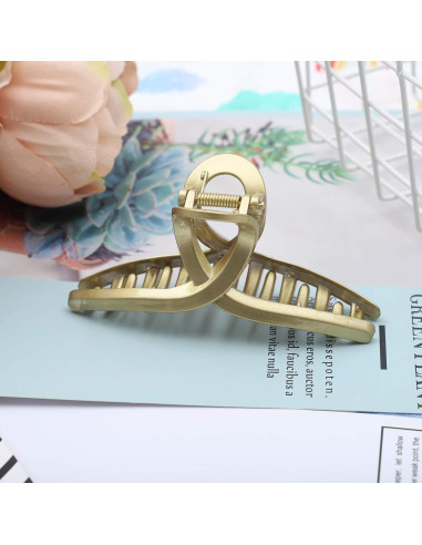 Pinzas para el cabello antideslizantes Molans - 3 Pcs 11x4.8cm