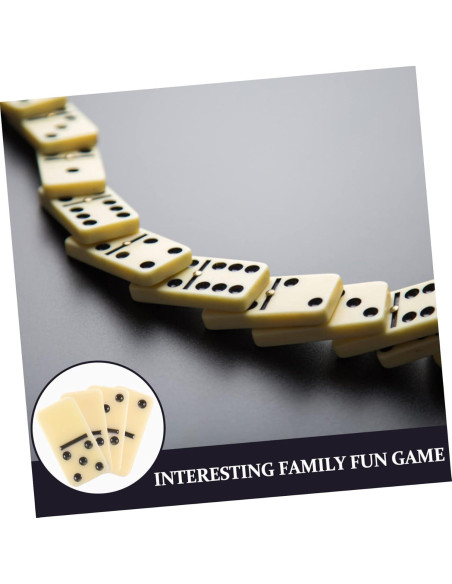 Juego de Dominó Toddmomy 3,91x1,91 cm para Fiestas Juego de Dominó Toddmomy 3,91x1,91 cm para Fiestas