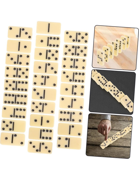 Juego de Dominó Toddmomy 3,91x1,91 cm para Fiestas Juego de Dominó Toddmomy 3,91x1,91 cm para Fiestas