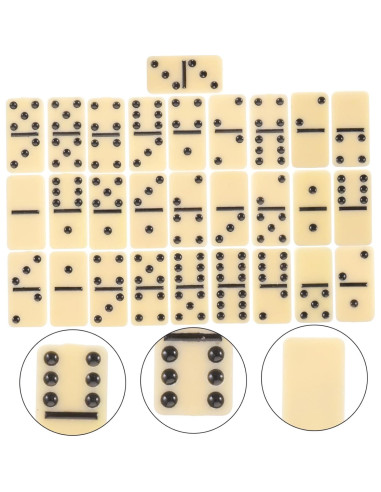 Juego de Dominó Toddmomy 3,91x1,91 cm para Fiestas