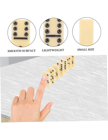 Juego de Dominó Toddmomy 3,91x1,91 cm para Fiestas
