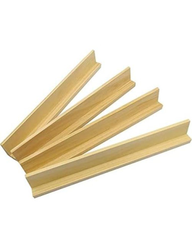 Juego de bandejas de dominó de madera RCP - Set de 4