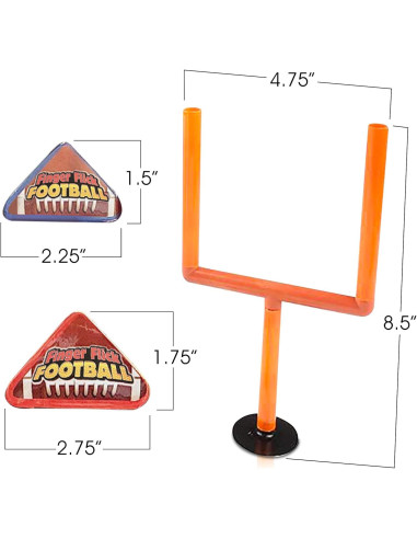 Juegos de Fútbol Miniatura ArtCreativity Set de 2 con Arcos
