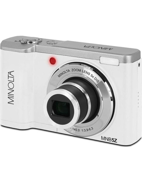Cámara Digital Minolta MNB5Z 56MP 5K Ultra HD + Funda + 64GB Cámara Digital Minolta MNB5Z 56MP 5K Ultra HD + Funda + 64GB
