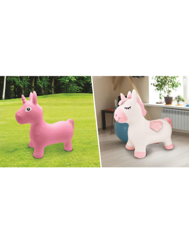 Unicornio Inflable Lexibook BGP050UNI Rosa 60x52cm