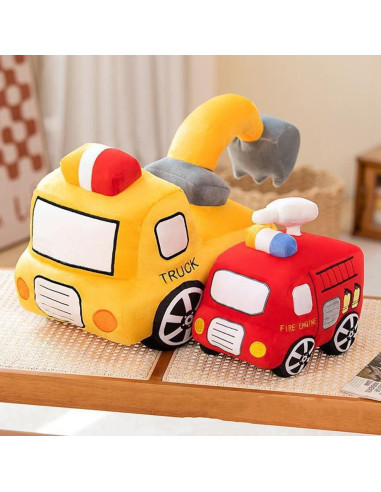 Juguete de Peluche Autobús Escolar XIYUAN Cojín 27x17 cm