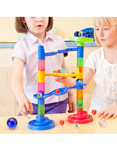 Juego de 85 Canicas de Vidrio AMOR PRESENT Variadas