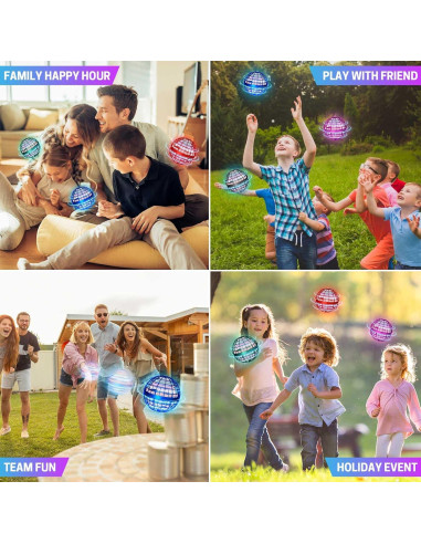 Bola Voladora Flotante Flying Lan Azul 8.36 cm Juguete