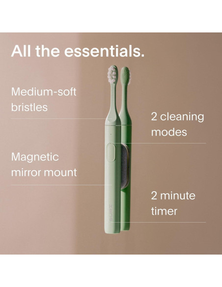 Cepillo de Dientes Eléctrico SURI con Estuche UV - Verde Cepillo de Dientes Eléctrico SURI con Estuche UV - Verde