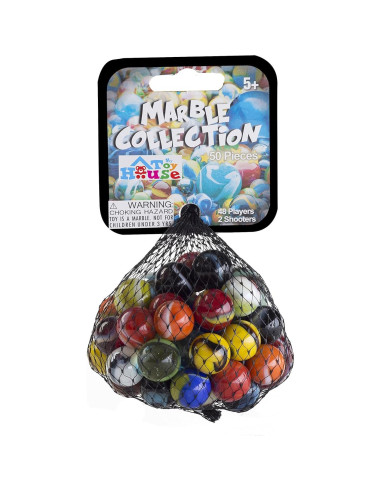 Juego de canicas 50 piezas Ader Products - Vidrio colorido
