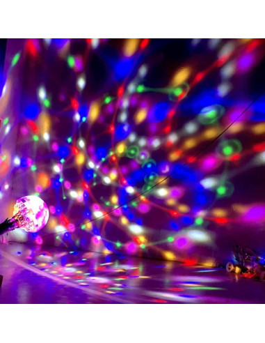 Bombilla LED Giratoria XGHJ Espejo Mágico RGB 12,7cm