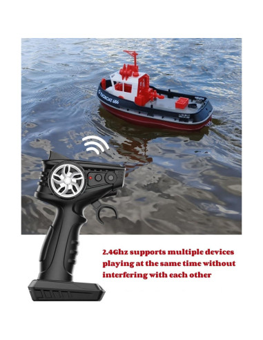 Barco RC Yoyoom Remolcador 1:72 Control Remoto 15 km/h
