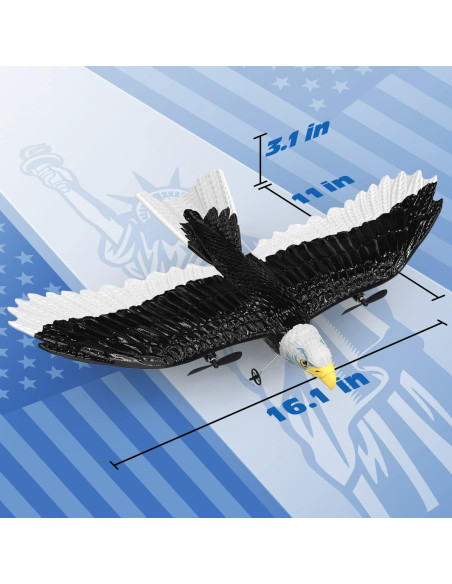 Avión RC DEERC Águila 2.4GHz con Giroscopio y 2 Baterías Avión RC DEERC Águila 2.4GHz con Giroscopio y 2 Baterías