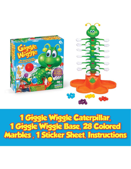 Juego de Mesa Giggle Wiggle PlayMonster para Niños 4+ Juego de Mesa Giggle Wiggle PlayMonster para Niños 4+