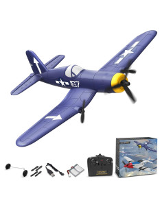 Avión RC FLYCOLOR F4U 400mm con Estabilización Giroscópica