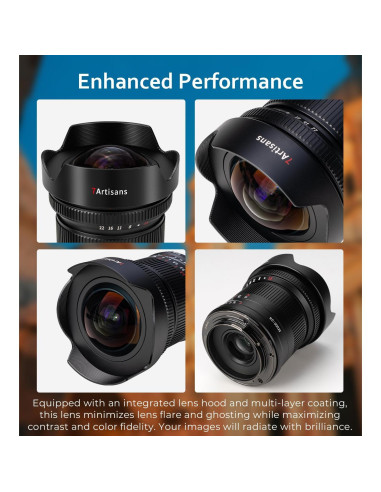 Lente Ultra Gran Angular 7artisans 9mm F5.6 para Nikon Z