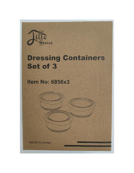 Contenedor de Aderezo Lille Home Acero Inoxidable 221 ml Set de 3 Contenedor de Aderezo Lille Home Acero Inoxidable 221 ml Set de 3