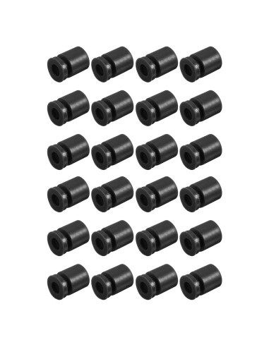 Bolas de Goma Antivibración MECCANIXITY M3x8mm - 24 Pcs
