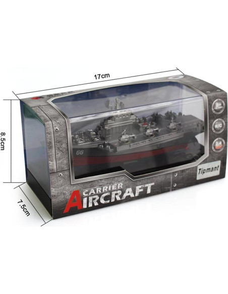 Portaaviones RC Yingmate 3319 Juguete Acuático Plata Portaaviones RC Yingmate 3319 Juguete Acuático Plata