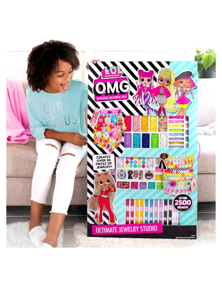 Kit de Joyería L.O.L. Surprise! O.M.G. 2500 Cuentas DIY Kit de Joyería L.O.L. Surprise! O.M.G. 2500 Cuentas DIY