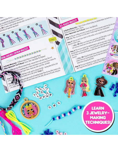 Kit de Joyería L.O.L. Surprise! O.M.G. 2500 Cuentas DIY Kit de Joyería L.O.L. Surprise! O.M.G. 2500 Cuentas DIY