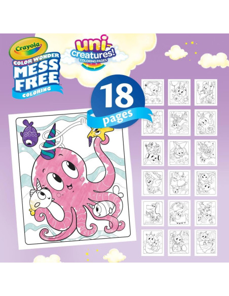 Crayola Color Wonder Unicreatures - Kit de Colorear Sin Desorden Crayola Color Wonder Unicreatures - Kit de Colorear Sin Desorden