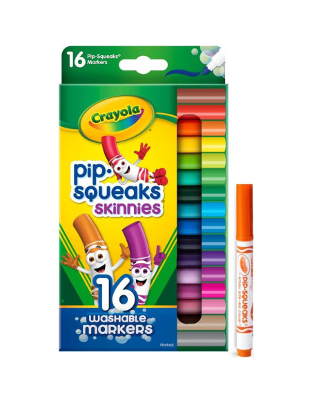 Marcadores Lavables Crayola Pip Squeaks 16 Colores Mini Marcadores Lavables Crayola Pip Squeaks 16 Colores Mini