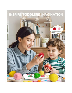 Crayones de Huevo JUPITEARTH 12 Colores Jumbo No Tóxicos 2