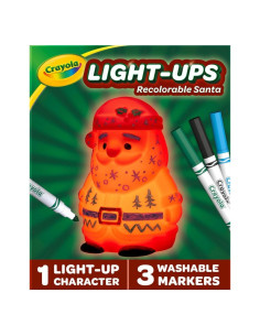 Santa Light-Ups Crayola - Juguete iluminado navideño