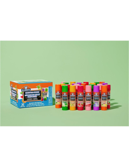 Pegamento Aromatizado Elmer's 30 Unidades 6 Aromas Lavable Pegamento Aromatizado Elmer's 30 Unidades 6 Aromas Lavable