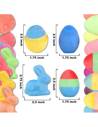 Tiza de Acera Kid Made Modern - 6 Neón, 6 Clásicos, 4 Huevos