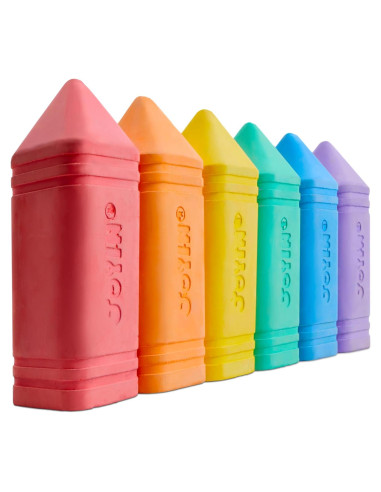 Tiza Jumbo Lavable JOYIN 6 Colores No Tóxicos para Niños