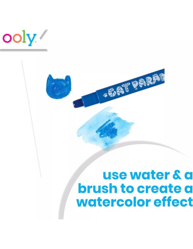Crayones de Gel Ooly Desfile de Gatos - Set de 12 Colores