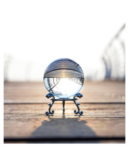 Bola de Cristal K9 Clara 60mm ZEERSHEE con Soporte para Fotografía Bola de Cristal K9 Clara 60mm ZEERSHEE con Soporte para Fotografía