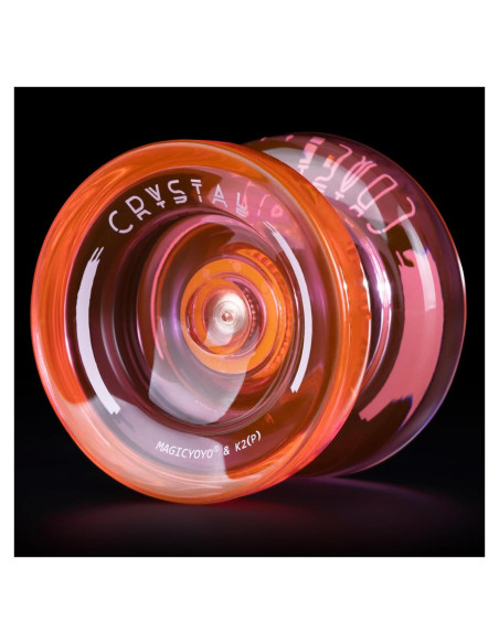 Yoyo MAGICYOYO K2 Plus Cristal Naranja para Trucos Yoyo MAGICYOYO K2 Plus Cristal Naranja para Trucos