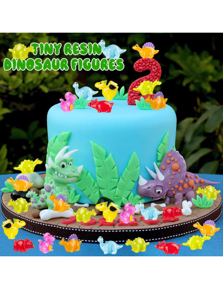 48 Mini Figuras de Dinosaurios ZMLTLMG para Decoración 48 Mini Figuras de Dinosaurios ZMLTLMG para Decoración