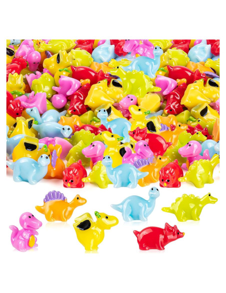 48 Mini Figuras de Dinosaurios ZMLTLMG para Decoración 48 Mini Figuras de Dinosaurios ZMLTLMG para Decoración