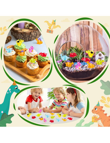48 Mini Figuras de Dinosaurios ZMLTLMG para Decoración