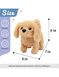 Perro Caminante Hopearl Juguete Interactivo 17.78 cm Marrón 2