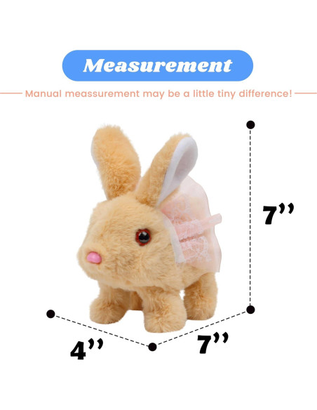 Conejo Saltarín Hopearl Marrón Interactivo 17,78 cm Conejo Saltarín Hopearl Marrón Interactivo 17,78 cm